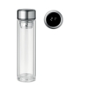Бутылка с сенсорным термометр, прозрачный, стекло