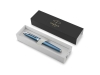 Перьевая ручка Parker IM Premium, F, голубой, серебристый, металл