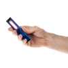 Фонарик-факел аккумуляторный Wallis с магнитом, синий, пластик
