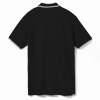 Рубашка поло мужская с контрастной отделкой Practice 270 черная, черный, хлопок