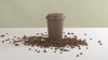 Набор "Coffee bean", коричневый, пластик/кофейный жмых
