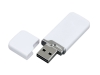 USB 2.0- флешка на 32 Гб с оригинальным колпачком, белый, пластик