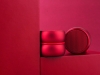 Портативные парные колонки TWS «YoYo Stereo», красный, пластик