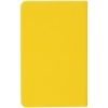 Блокнот Cluster Mini в клетку, желтый, желтый, кожзам