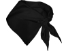 Шейный платок FESTERO треугольной формы, черный, полиэстер