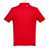 Рубашка-поло мужская ADAM, красный, S, 100% хлопок, плотность 195 г/м2, красный