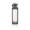 Квадратная вакуумная бутылка для воды, белый, tritan; силикон