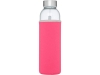 Бутылка спортивная «Bodhi» из стекла, розовый, металл, неопрен
