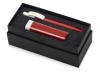 Подарочный набор White top с ручкой и зарядным устройством, красный, пластик