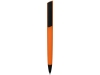 Ручка пластиковая шариковая «C1» soft-touch, черный, оранжевый, soft touch
