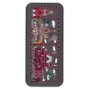 Внешний аккумулятор Gourji "Красная площадь"  с рельефным изображением, серый
