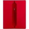Пенал на резинке Dorset, красный, красный, искусственная кожа; покрытие софт-тач