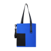 Шоппер Superbag Color (синий с чёрным), синий с чёрным, хлопок