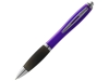 Ручка пластиковая шариковая «Nash», черный, фиолетовый, пластик