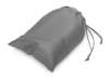 Подушка для путешествий с эффектом памяти «Basic», черный, полиэстер, пластик, микроволокно