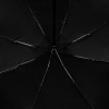 Зонт складной Ribbo, черный, черный