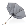 Автоматический зонт Impact из RPET AWARE™ с бамбуковой рукояткой, d94 см, rpet; металл