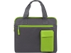 Конференц сумка для документов «Session», зеленый, серый, полиэстер, рипстоп