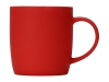 Кружка с покрытием soft-touch «Dalgona», красный, soft touch
