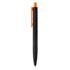 Черная ручка X3 Smooth Touch, черный; оранжевый, abs; pc