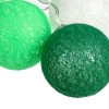 Гирлянда Filamenta, зеленая, зеленый, полиэстер 100%; пластик