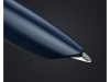 Ручка перьевая Parker 51 Core, F, синий, серебристый, металл