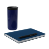 Набор Bplanner Аuto (чёрный с синим), чёрный с синим, металл, бумага, саржа, экокожа soft-touch