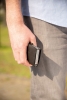 Кошелек XL с держателем для карт C-Secure RFID, черный, алюминий; polyurethane