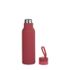 Бутылка для воды "Фитнес" 700 мл, покрытие soft touch, красный, нержавеющая сталь/soft touch/пластик