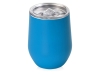 Вакуумная термокружка «Sense», непротекаемая крышка, крафтовая упаковка, голубой, металл