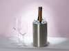 Ведерко с двойными стенками для охлаждения вина «Blanc», серебристый, металл