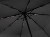 Зонт складной «Fabrizio», автомат, черный, полиэстер, кожзам