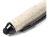 Ручка шариковая из пшеничного волокна LIKA, черный, бежевый, пластик, растительные волокна