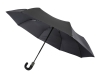 Зонт складной «Montebello», черный, полиэстер, soft touch