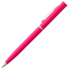 Ручка шариковая Euro Gold, розовая, розовый, пластик; металл