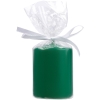 Свеча Lagom Care, зеленая, зеленый, парафин; фитиль - хлопок