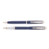 Набор Pierre Cardin PEN&PEN: ручка шариковая + роллер. Цвет - синий. Упаковка Е., синий, латунь