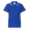 Рубашка поло детская  STAN с окантовкой хлопок/полиэстер 185, 04TJ, Синий, синий, 185 гр/м2, хлопок