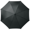 Зонт-трость Wind, черный, черный, пластик