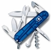 Офицерский нож Climber 91, прозрачный синий, прозрачный, пластик; металл