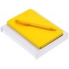 Набор Neat, желтый, желтый, искусственная кожа; пластик; переплетный картон