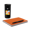 Набор Bplanner Аuto (чёрный с оранжевым), чёрный с оранжевым, металл, бумага, саржа, экокожа soft-touch