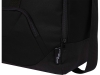 Спортивная сумка «Retrend» из переработанного ПЭТ, черный, полиэстер