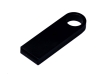 USB 2.0-флешка на 128 Гб с мини чипом и круглым отверстием, черный, металл