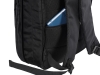 Расширяющийся рюкзак Slimbag для ноутбука 15,6", черный, полиэстер