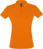 Рубашка поло женская Perfect Women 180 оранжевая, оранжевый, хлопок