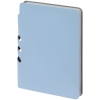 Ежедневник Flexpen Mini, недатированный, голубой, голубой, искусственная кожа; покрытие софт-тач