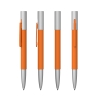 Ручка шариковая "Clas", покрытие soft touch, оранжевый, металл/soft touch