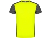 Спортивная футболка «Zolder» детская, черный, желтый, полиэстер