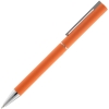 Ручка шариковая Blade Soft Touch, оранжевая, оранжевый, металл; покрытие софт-тач